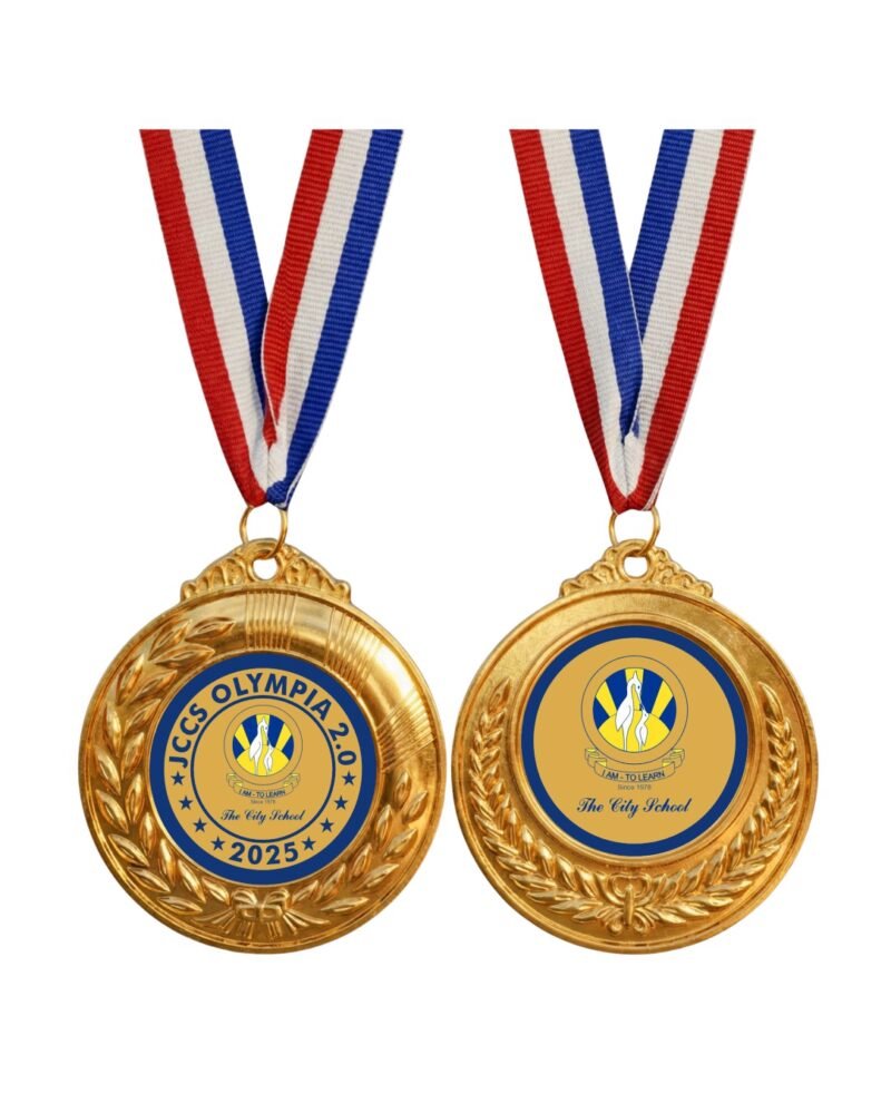 Floral Double Sided Medal